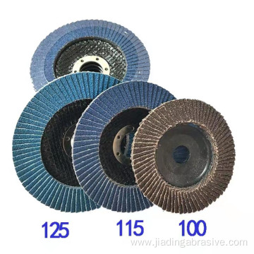 zirconia abrasive rotating disc flap wheel